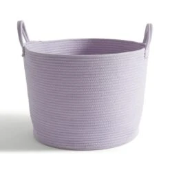 Large Fabric Rope Storage Basket 13 Large Fabric Rope Storage Basket -Dunelm 30834800 alt02