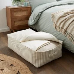Stripe Underbed Storage Bag 16 Stripe Underbed Storage Bag -Dunelm 30834874 alt02