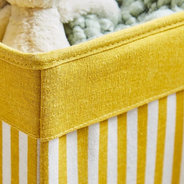 Set Of 2 Stripe Foldable Boxes 4 Set Of 2 Stripe Foldable Boxes - Image 2