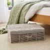 Purity Small Underbed Storage Trunk Grey -Dunelm 30835097