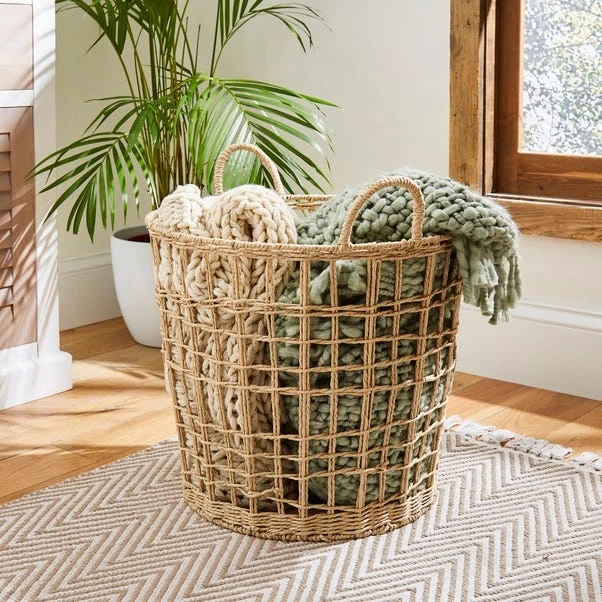 Paper Rope Fisherman Basket 3 Paper Rope Fisherman Basket