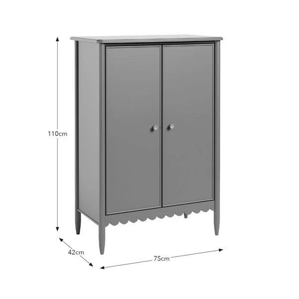 Remi Scalloped Hallway Unit, Lilypad Green 9 Remi Scalloped Hallway Unit, Lilypad Green - Image 7