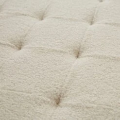 Boucle Large Round Ottoman -Dunelm 30835305 alt02