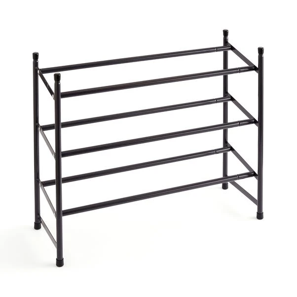 3 Tier Extendable Metal Shoe Rack 5 3 Tier Extendable Metal Shoe Rack - Image 3