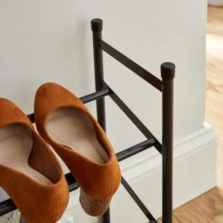 3 Tier Extendable Metal Shoe Rack 11 3 Tier Extendable Metal Shoe Rack -Dunelm 30862751 alt04