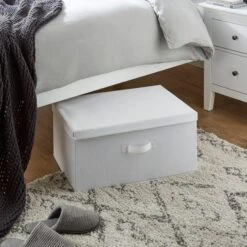 Large Foldable Fabric Box 17 Large Foldable Fabric Box -Dunelm 30866816