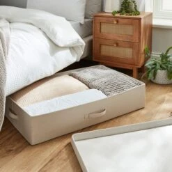 Fabric Underbed Storage Box -Dunelm 30866927 alt01
