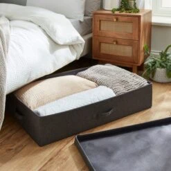 Fabric Underbed Storage Box -Dunelm 30866929 alt01