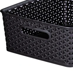 Curver My Style Dark Grey Basket 29 Curver My Style Dark Grey Basket -Dunelm 30867378 alt02