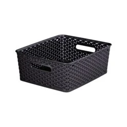 Curver My Style Dark Grey Basket 30 Curver My Style Dark Grey Basket -Dunelm 30867378 alt03