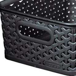 Curver My Style Dark Grey Basket 24 Curver My Style Dark Grey Basket -Dunelm 30867379 alt02