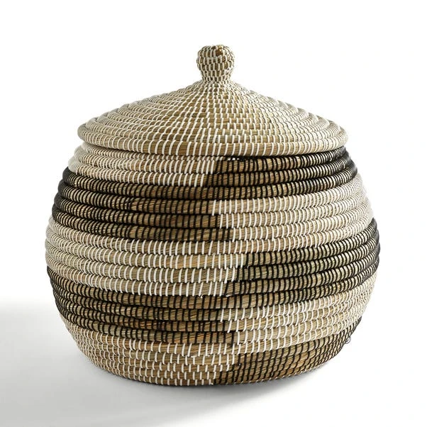 Contrast Storage Basket With Lid 6 Contrast Storage Basket With Lid - Image 4