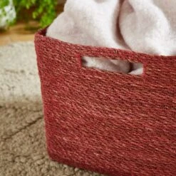 Seagrass Storage Basket 14 Seagrass Storage Basket -Dunelm 30876049 alt01