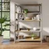 Halsey Tall Shelving Unit, Oak Effect -Dunelm 30878041