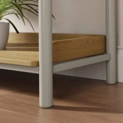 Halsey Tall Shelving Unit, Oak Effect -Dunelm 30878041 alt03