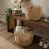 Set Of 2 Scalloped Paper Rope Baskets -Dunelm 30882526