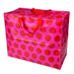 Rex London Red On Pink Spotlight Jumbo Bag -Dunelm 30882727 alt02