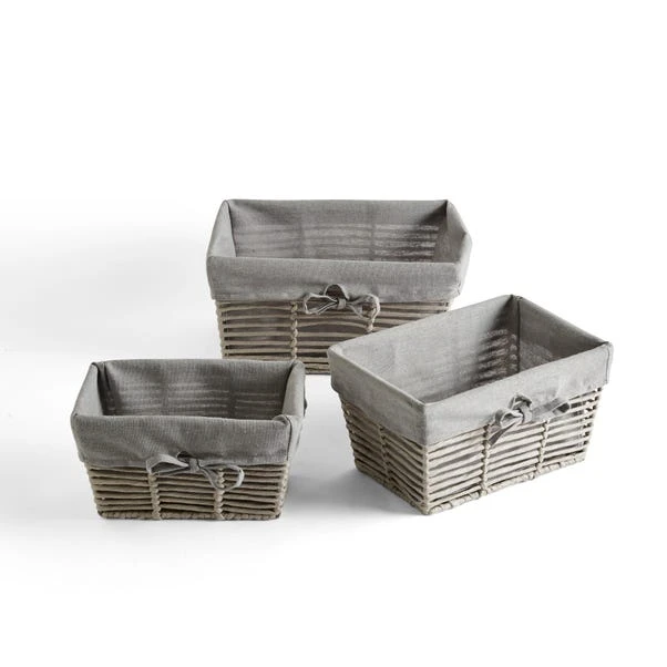 Set Of 3 Rectangle Purity Baskets 8 Set Of 3 Rectangle Purity Baskets - Image 6