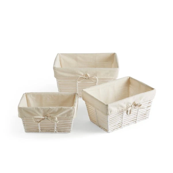 Set Of 3 Rectangle Purity Baskets 5 Set Of 3 Rectangle Purity Baskets - Image 3