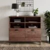 Fulton Office Storage Cabinet, Pine -Dunelm 30885901