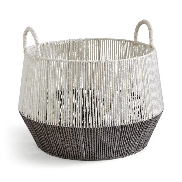 Block Colour Hand Knitted Storage Basket 8 Block Colour Hand Knitted Storage Basket - Image 6