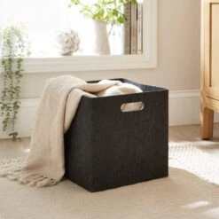 Felt Fabric Storage Box 11 Felt Fabric Storage Box -Dunelm 30891210
