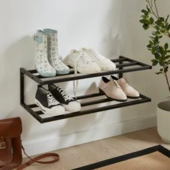 Dunelm 29 2 Tier Floating Shoe Rack