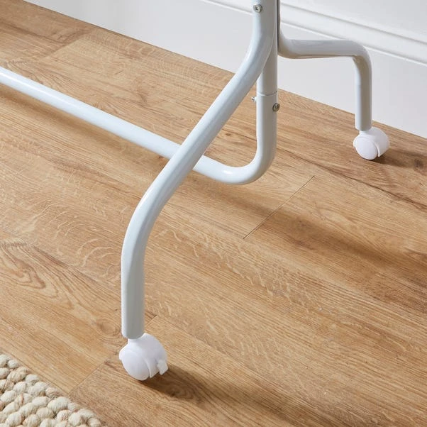 2 Tier Clothes Rail On Wheels 7 2 Tier Clothes Rail On Wheels - Image 5