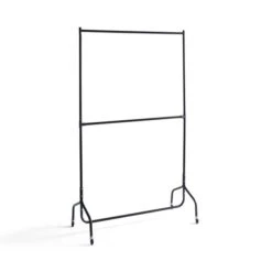 2 Tier Clothes Rail On Wheels 10 2 Tier Clothes Rail On Wheels -Dunelm 30891229 alt02
