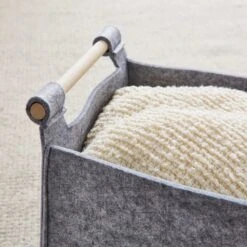 Set Of 2 Felt Fabric Storage Box 12 Set Of 2 Felt Fabric Storage Box -Dunelm 30891241 alt01