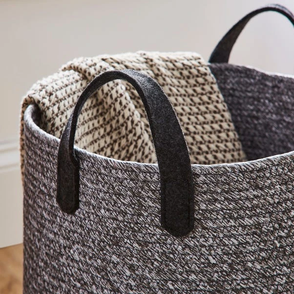 Monochrome Industrial Large Storage Basket 4 Monochrome Industrial Large Storage Basket - Image 2