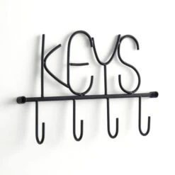 Keys Hanging Hook 7 Keys Hanging Hook -Dunelm 30891251 alt02