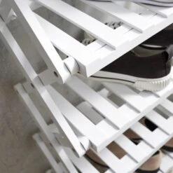 7 Tier Bamboo Shoe Rack 15 7 Tier Bamboo Shoe Rack -Dunelm 30891259 alt01