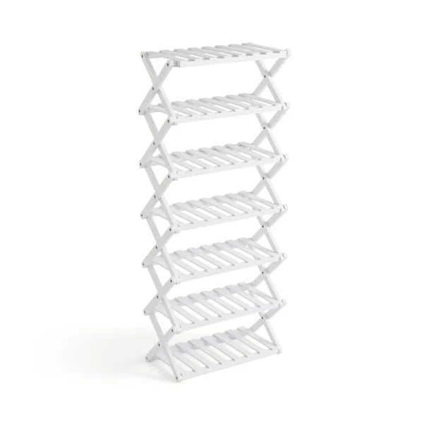 7 Tier Bamboo Shoe Rack 8 7 Tier Bamboo Shoe Rack - Image 6