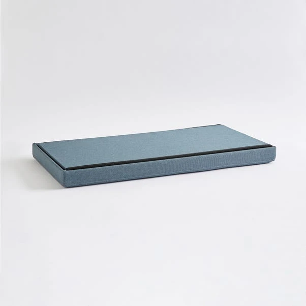 Faux Linen Rectangular Ottoman 14 Faux Linen Rectangular Ottoman - Image 12