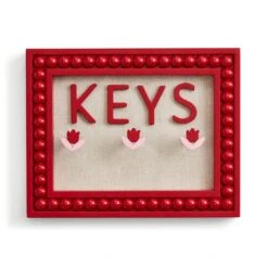 Tulips Bobbin Key Hooks -Dunelm 30895166 alt02