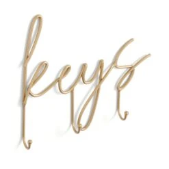 Wire Key Hooks 7 Wire Key Hooks -Dunelm 30895169 alt02