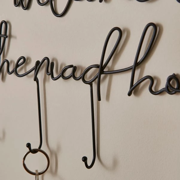 Welcome To The Madhouse Wire Key Hooks 4 Welcome To The Madhouse Wire Key Hooks - Image 2