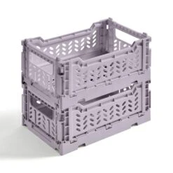 Pack Of 2 Foldable Crates 35 Pack Of 2 Foldable Crates -Dunelm 30898618 alt01