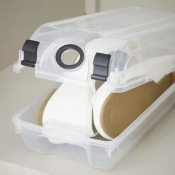 Small Transparent Shoe Box 6 Small Transparent Shoe Box -Dunelm 30906508 alt01