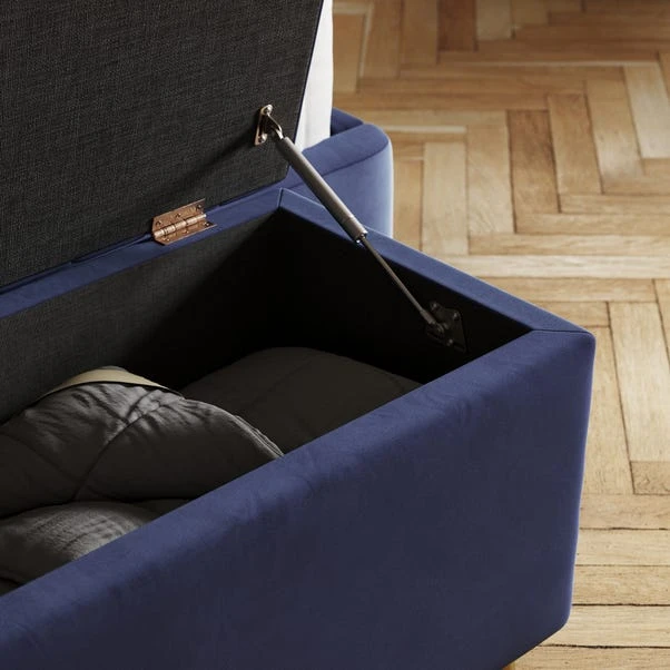 Starla Pleated Velvet End Of Bed Ottoman 13 Starla Pleated Velvet End Of Bed Ottoman - Image 11