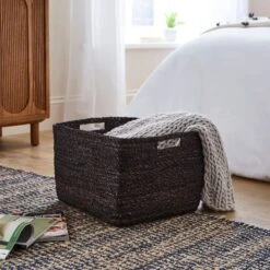 Seagrass Storage Basket 21 Seagrass Storage Basket -Dunelm 30919897