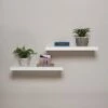 Set Of 2 Floating Shelves, 40cm 2 Set Of 2 Floating Shelves, 40cm -Dunelm 30920861