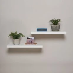Set Of 2 Floating Shelves, 40cm