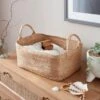 Jute Basket With Handles -Dunelm 30921123