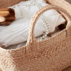 Jute Basket With Handles -Dunelm 30921123 alt01