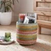 Rainbow Round Storage Basket