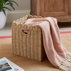 Scalloped Storage Box -Dunelm 30921530