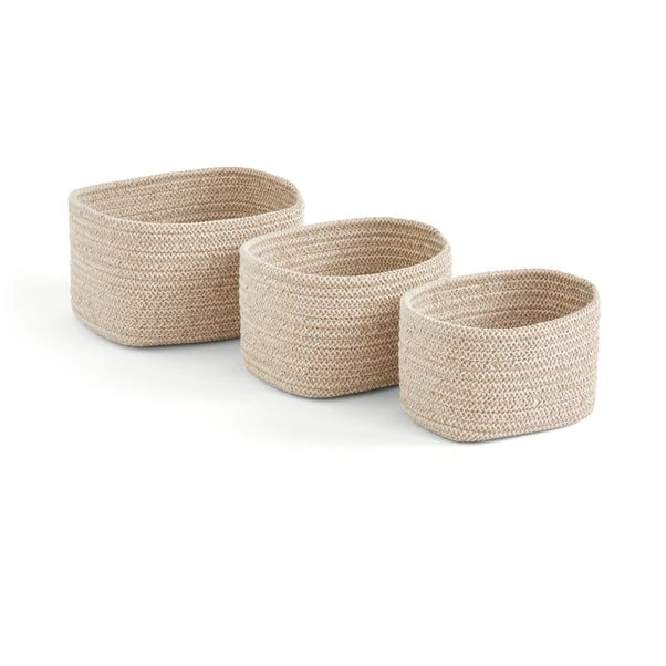 Jupiter Set Of 3 Woven Fabric Baskets 5 Jupiter Set Of 3 Woven Fabric Baskets - Image 3