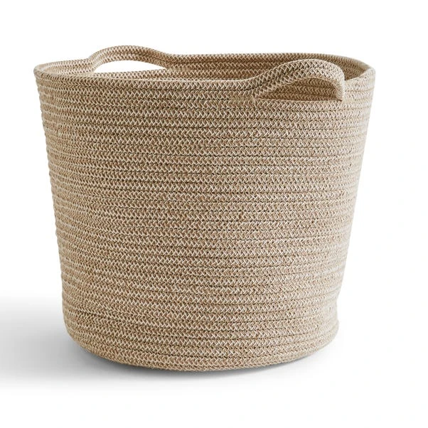 Jupiter Large Woven Fabric Basket With Handles 5 Jupiter Large Woven Fabric Basket With Handles - Image 3
